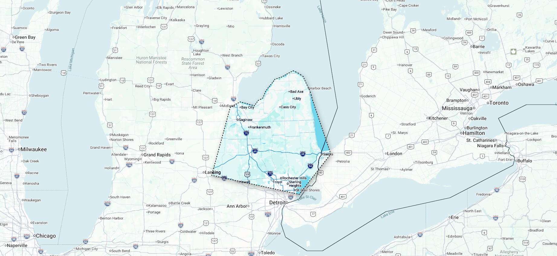 map full screen